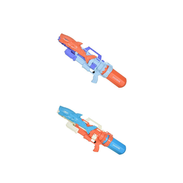 Pistola De Agua Tiburón A Fricción 68x25cm Varios Colores