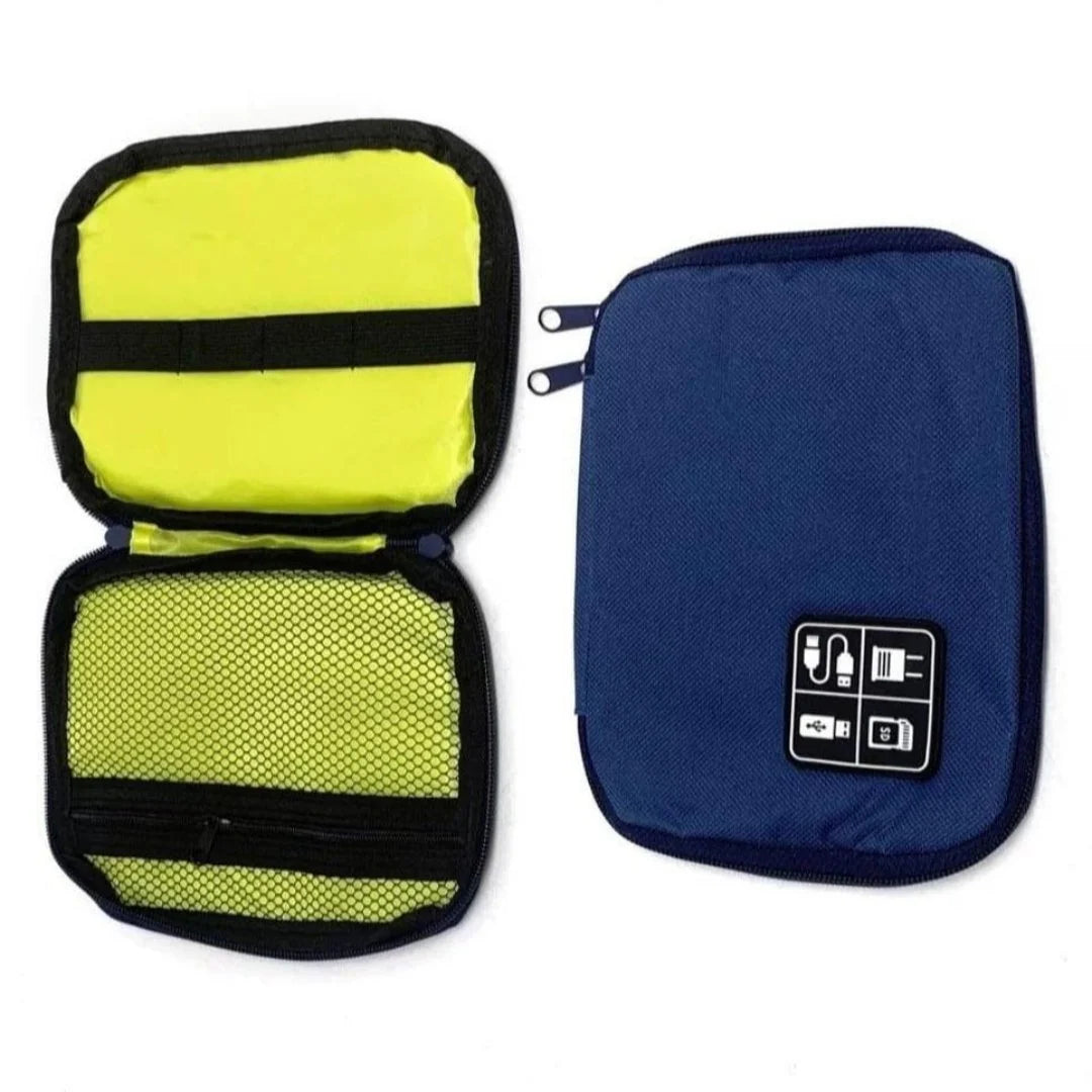 Bolso almacenamiento organizador de cables para viaje