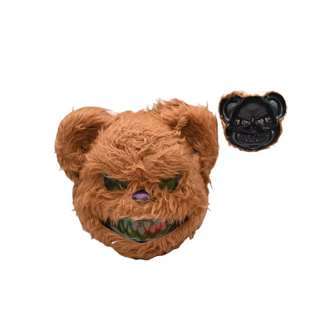 Mascara de oso y conejo malévolo