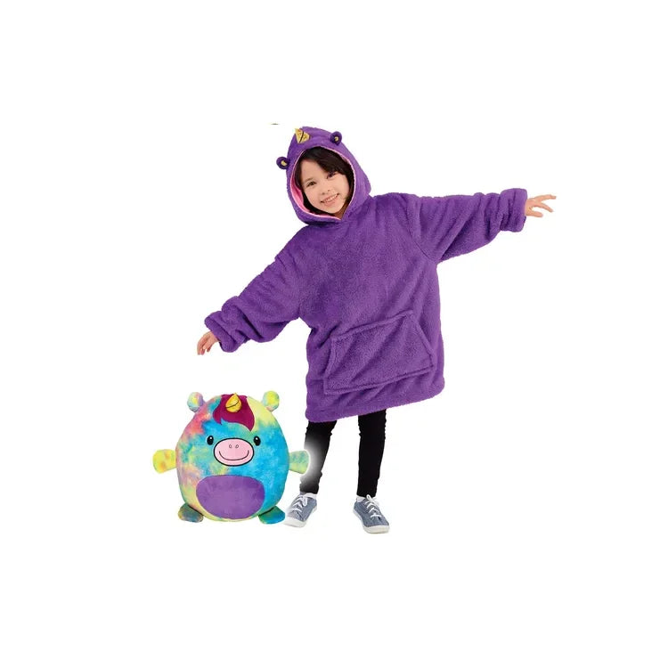 Campera Buzo Peluche Almohadón Infantil Invierno Frio