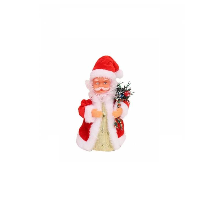 Papa Noel con luz, movimiento y sonido