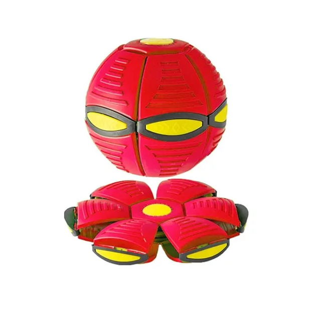 Pelota mágica boomerang plegable con luces led
