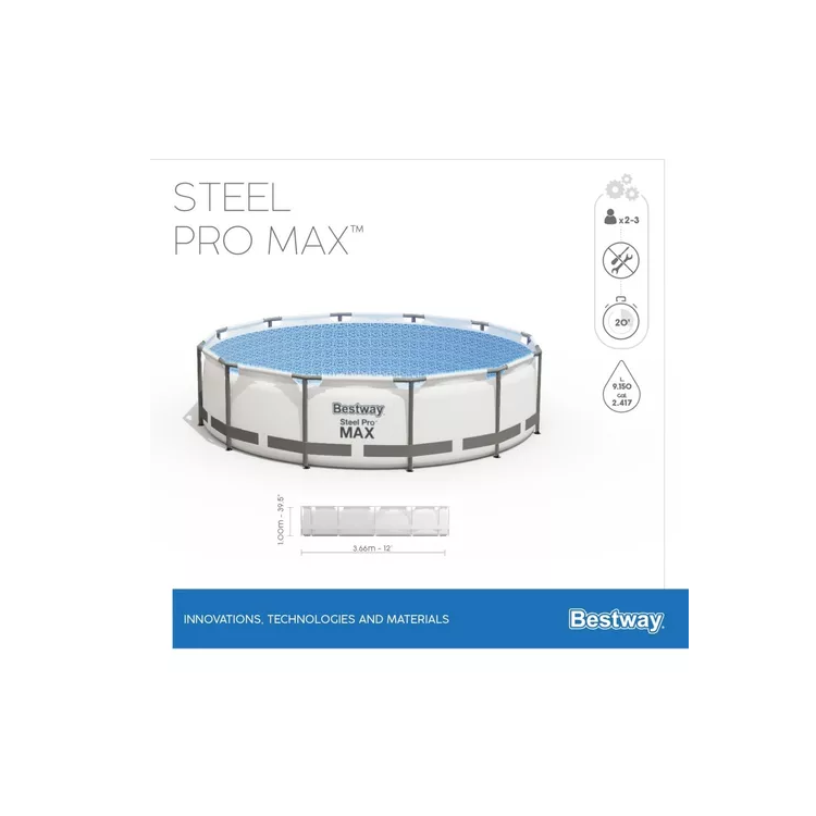 Piscina bestway con capacidad de 9150L