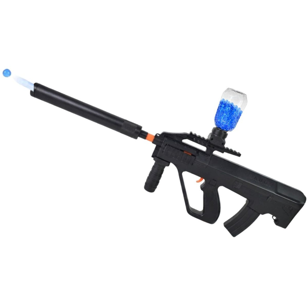 Pistola Aug Recargable Con Balines De Hidrogel 68x30cm