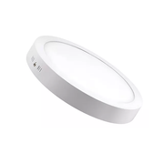 Plafon techo foco sobrepuesto panel led lampara redondo 18w luz blanca fria