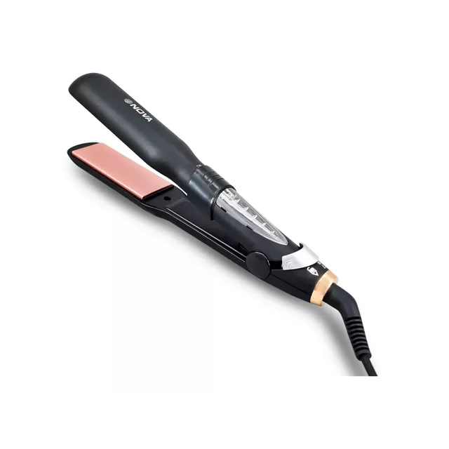 Planchita alisador de cabello nova Sx 8900 45w color negro