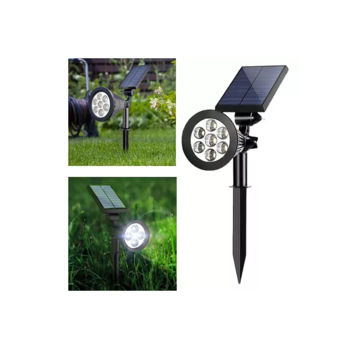 Lámpara solar de jardin con estaca