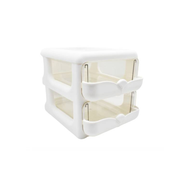 Organizador Plástico Con 2 Cajones Excelente Calidad