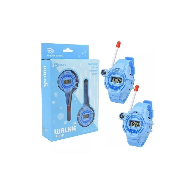 Reloj Digital Pack X2 Walkie Talkie Handy Linterna Brujula
