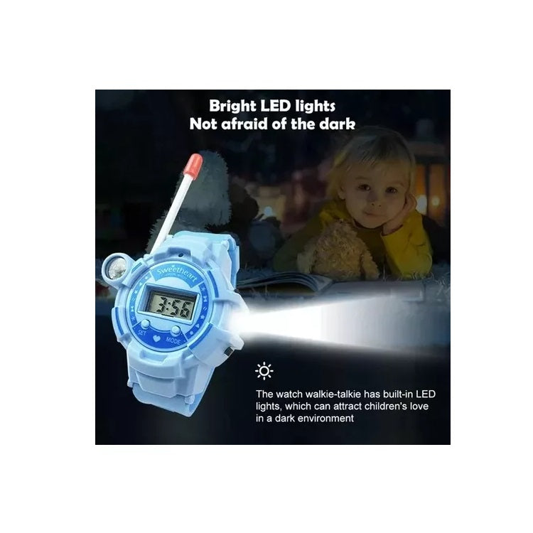 Reloj Digital Pack X2 Walkie Talkie Handy Linterna Brujula