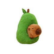 Peluche Capybara En Palta 46cm Carpincho Y Aguacate 2 En 1