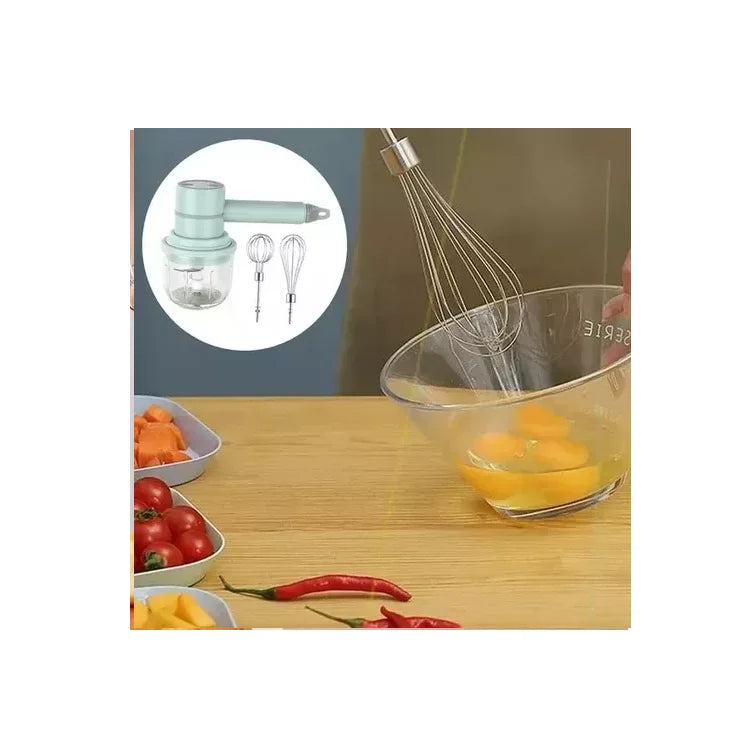 Batidora Procesadora 2 En 1 Potencia Recargable