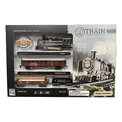 Tren Eléctrico Infantil Compuesto Por Locomotora Detallada