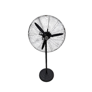 Ventilador Industrial De Pie 68 Cm Con Base 3 Aspas Estructura Negro