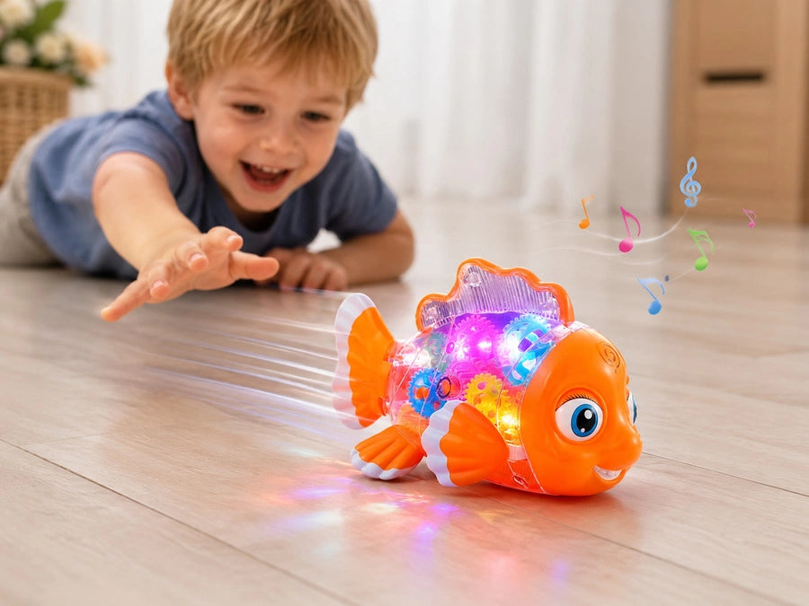 Juguete Infantil Interactivo De Pez Musical