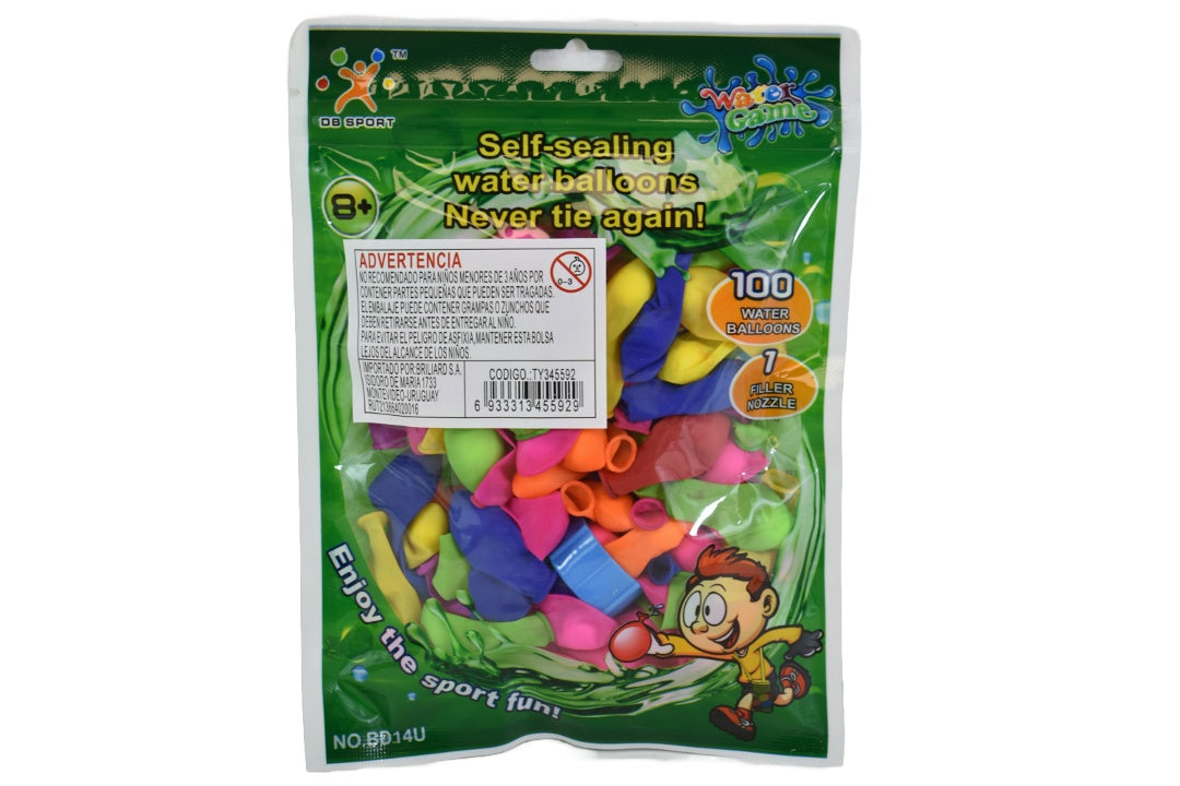 Globos Bombita De Agua X 100 Unidades