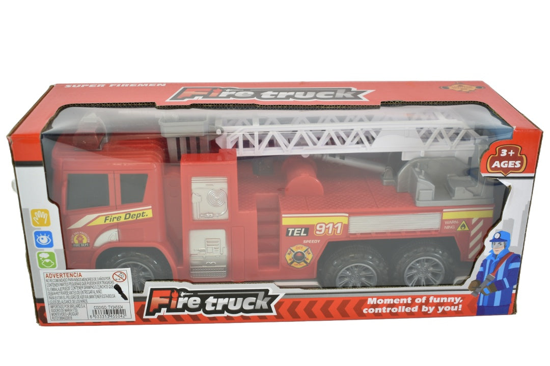Camión De Bomberos 38 X 16 Cm