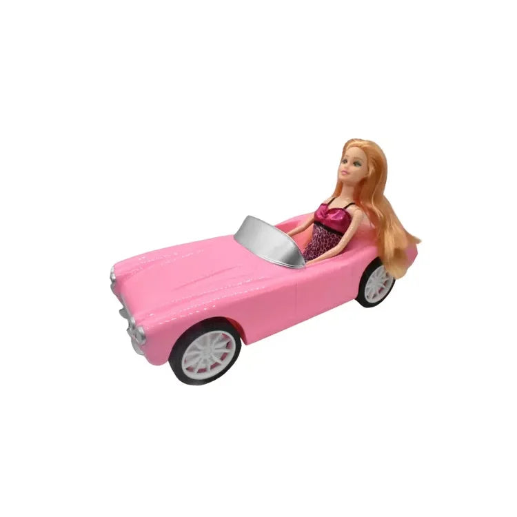 Muñeca en auto
