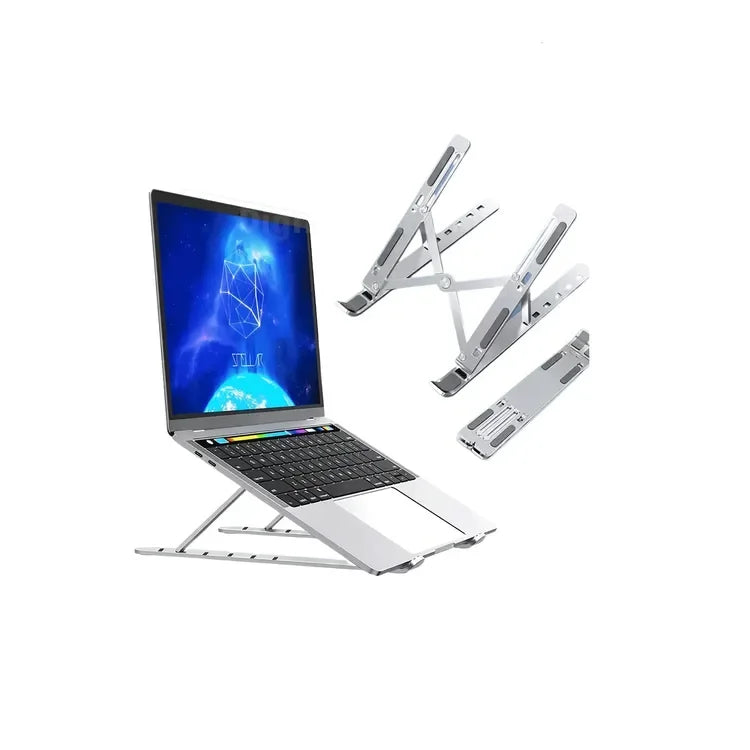 Soporte Ajustable Laptop Notebook Aluminio 165x240x150 Mm