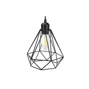 Lampara Vintage Metalica Colgante Retro