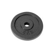 Discos 5 Kg Pesas Hierro Macizo Pintado Musculacion Gimnas
