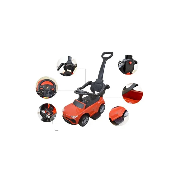Triciclo Para Bebe Buggy Carrito Desmontable Infantil C/guía