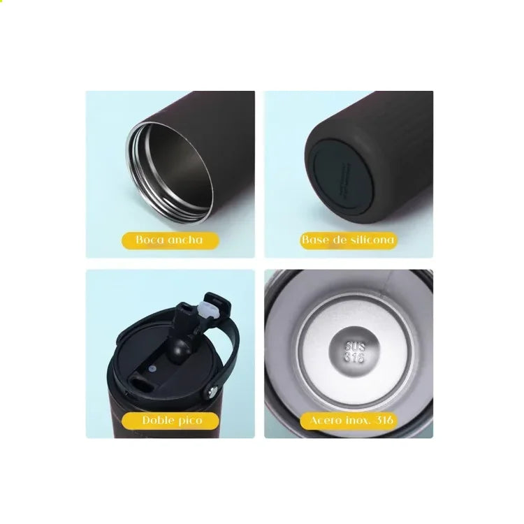 Vaso Jarra Taza Térmico Con Asa 750ml