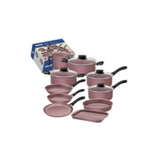 Batería de cocina Tramontina 10pcs linz rosa
