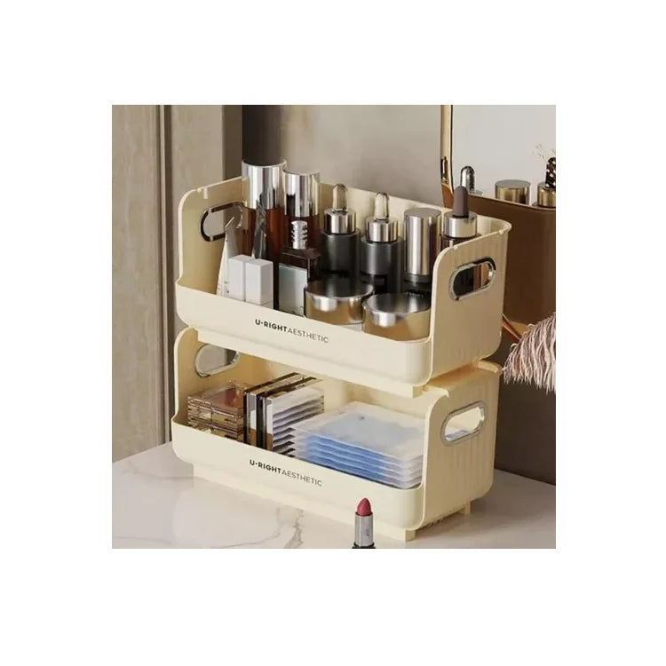 Organizador Apilable Con Asas Multiusos Para Hogar Casa