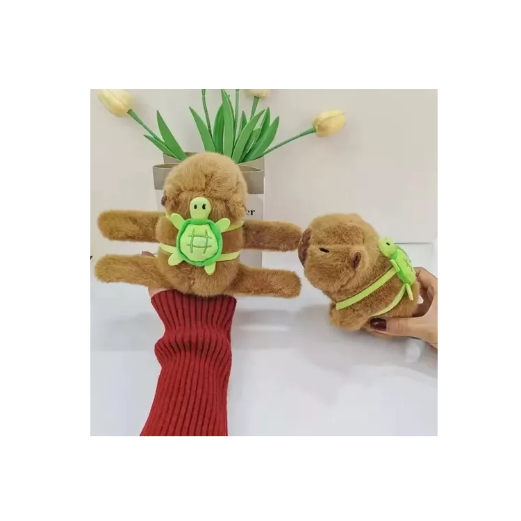 Pulsera De Carpincho Brazalete Peluche Capibara 15cm