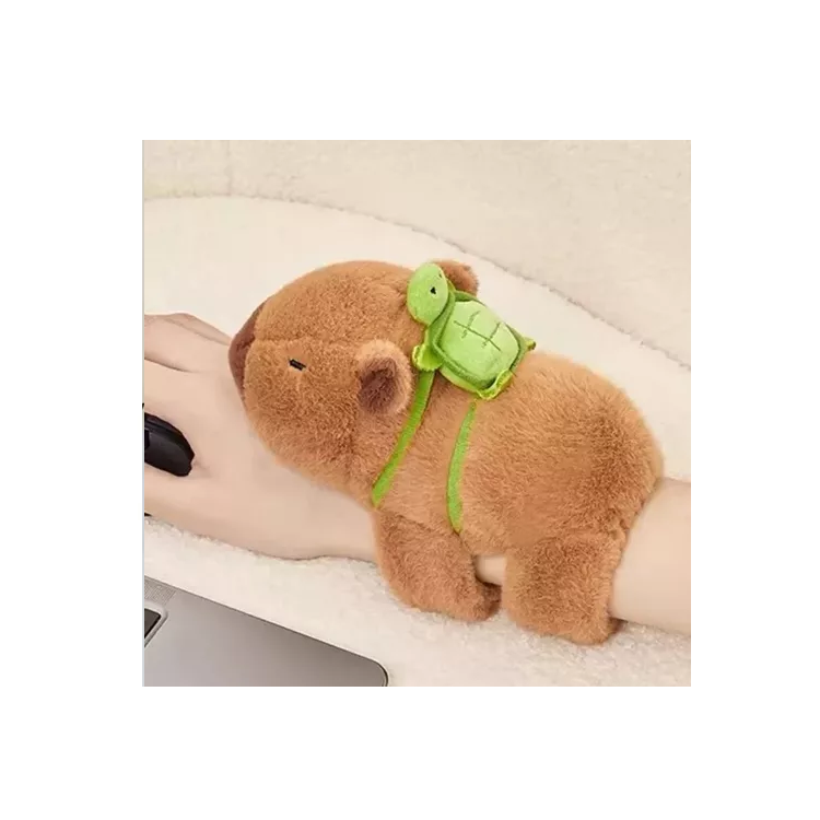 Pulsera De Carpincho Brazalete Peluche Capibara 15cm