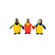 Peluche De Pájaro Loro Bailarín Repite Voces Para Niños