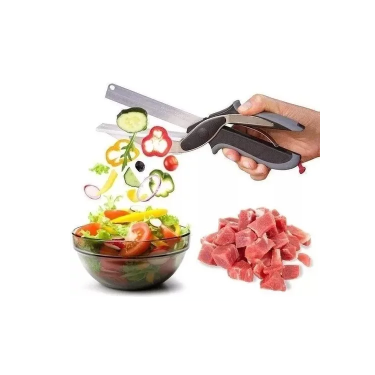 Tijera Pica Cortar Verduras Y Carnes En Acero Inoxidable