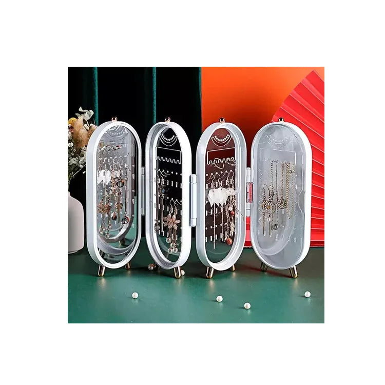 Alhajero Joyero Organizador De Joyas Accesorios Con Espejo