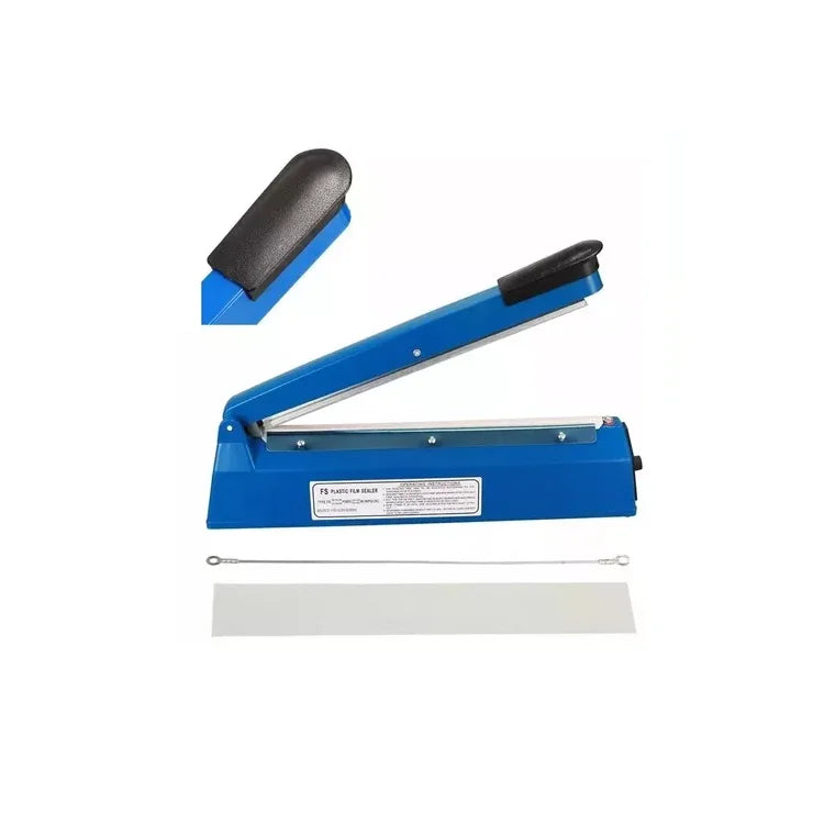Selladora De Bolsas De 30 Cm Con Sellado Hermético Color Azul