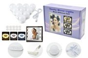 Luces Led Usb Espejo Tocador Maquillaje Kit X10
