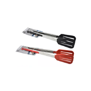 Pinza De Metal Y Silicona 32cm Acero Inoxidable