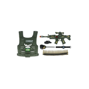 Pechera Militar Infantil Con Accesorios 31 X 32 Cm