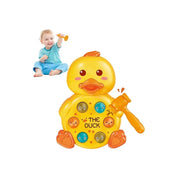 Juego Interactivo Pato Con Martillo Golpea Los Gusanos