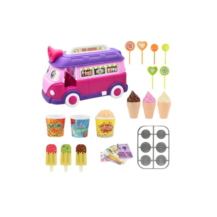Juguete Combi Carrito De Helados 2 En 1 Con Luz Y Sonido