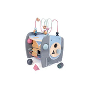 Juego De Motricidad Cubo De Madera 25x25cm