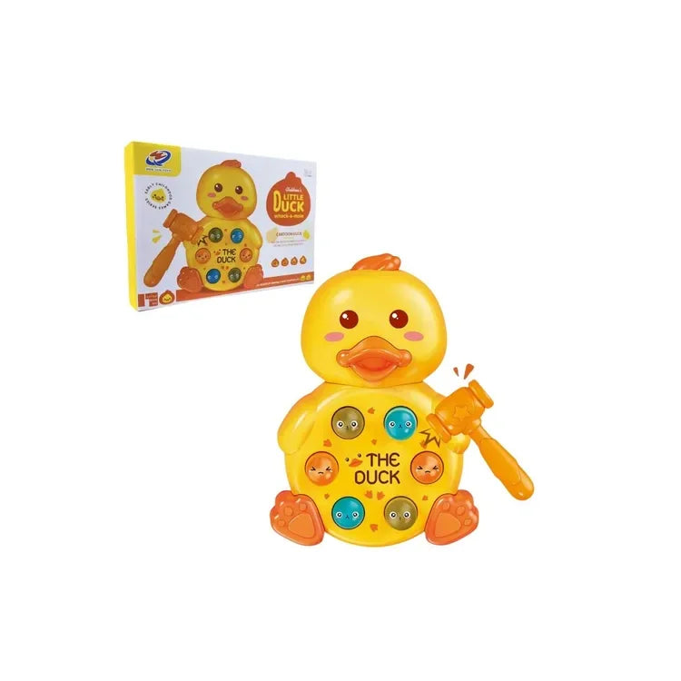 Juego Interactivo Pato Con Martillo Golpea Los Gusanos