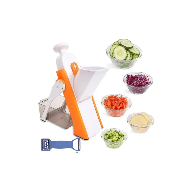 Cortador Rallador De Verduras Multifunción 4 En 1 De Calidad