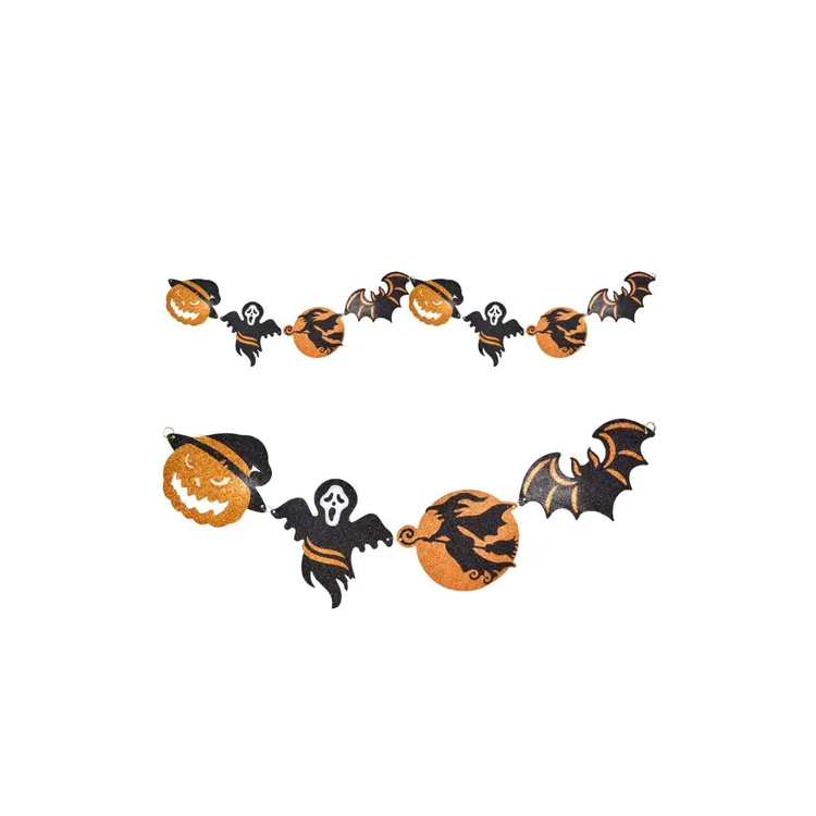 Guirnalda De Halloween Decoración Para Fiestas 260cm.