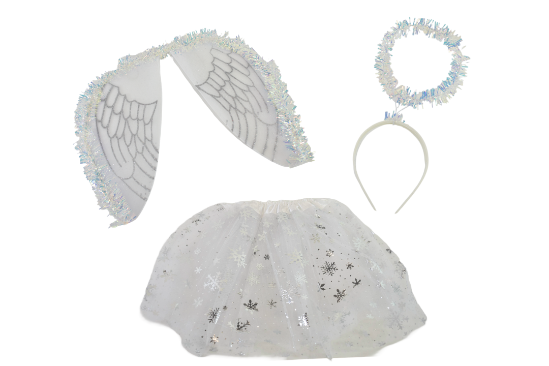 Disfraz Infantil De Ángel Para Halloween Cosplay