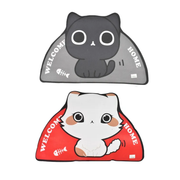 Alfombra De Gatito Antideslizante Casa Hogar 57x37cm