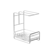 Organizador De Metal Dos Niveles 22x27x15cm