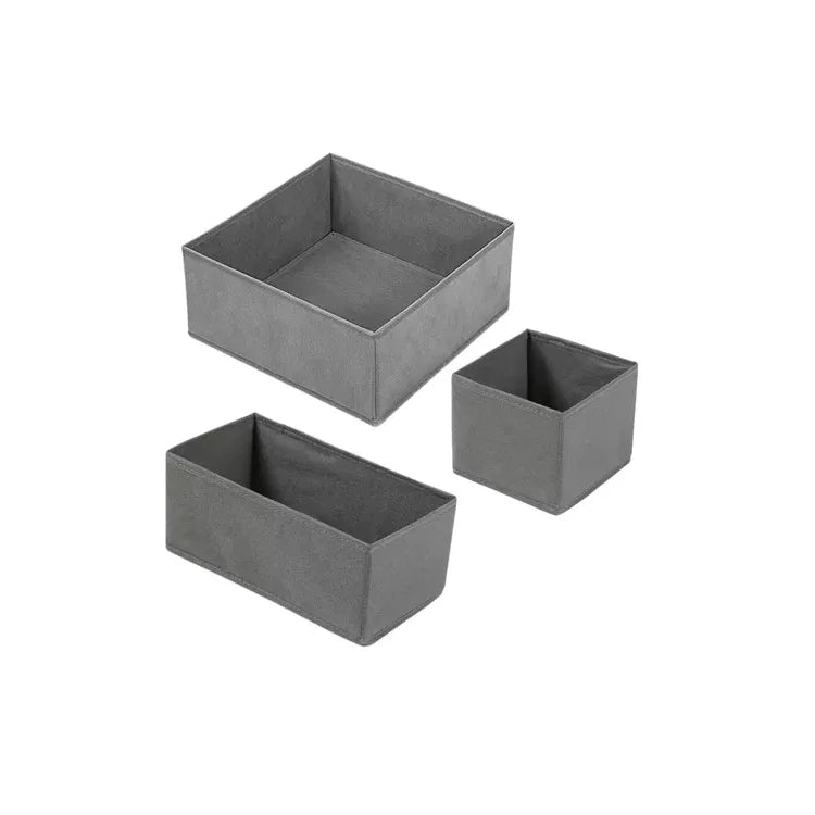 Set Cajas Organizadoras De Tela X3.