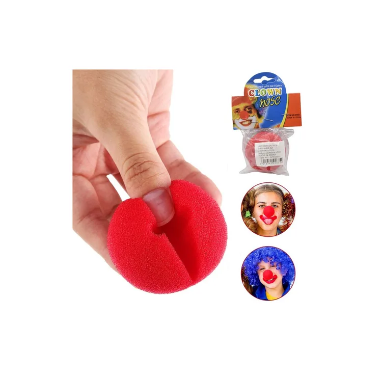 Nariz De Payaso De Polifón 5cm