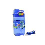 Botella Infantil De Dinosaurio Doble Pico 450ml.